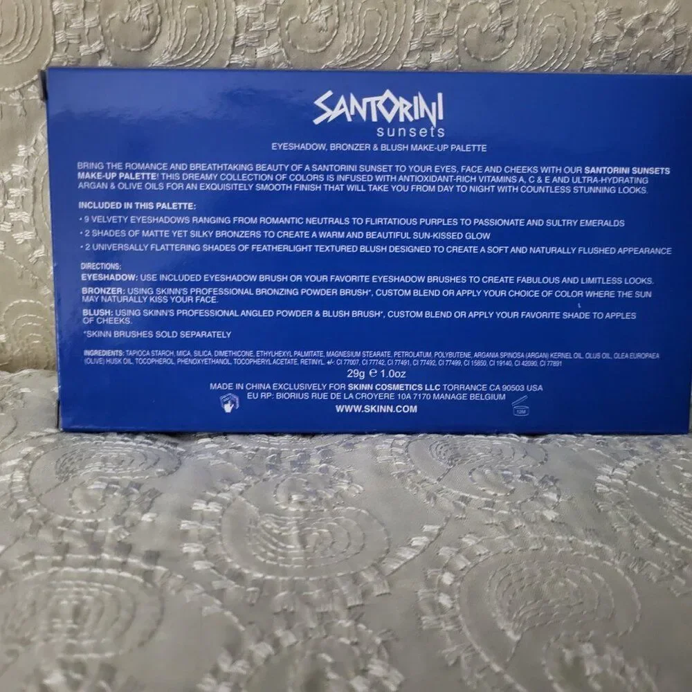 Skinn Santorini palette